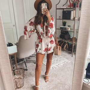 Floral romper perfect for summer!
